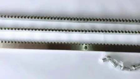 Crémaillère et pignon de moteur de porte coulissante automatique, crémaillère en acier de haute qualité